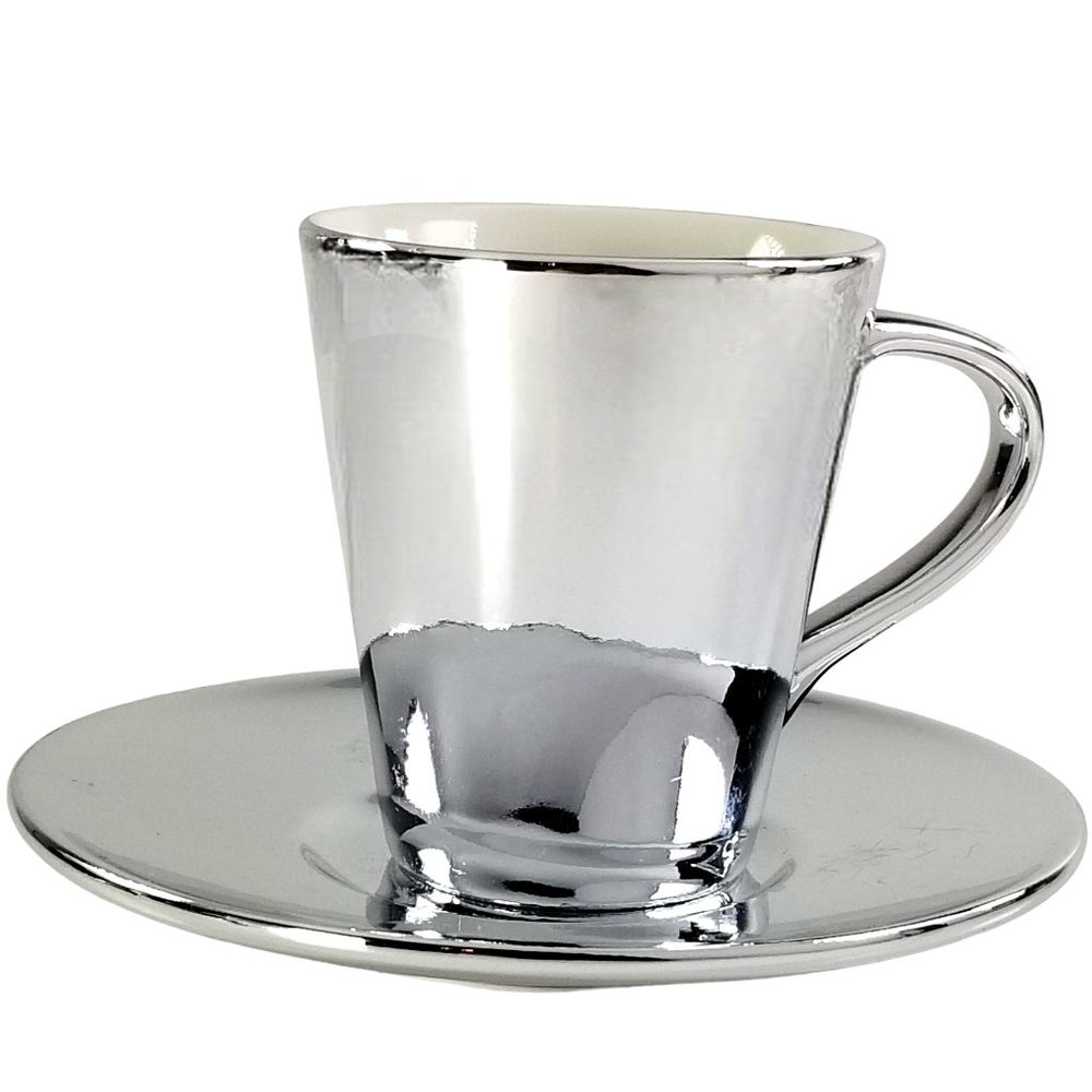 Starbuck LTD Espresso Coffee Cup & Saucer 2013 Holiday Edition Collectible